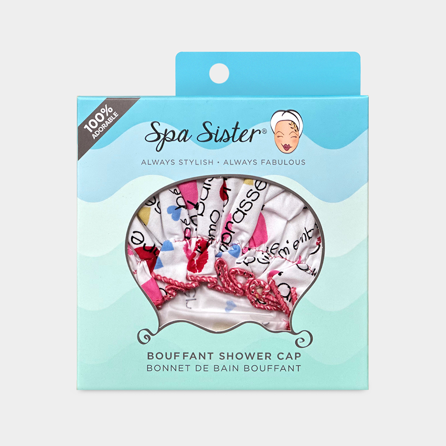 Bouffant Shower Cap - Hearts