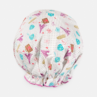 Gal Pal Bouffant Shower Cap - World Traveler